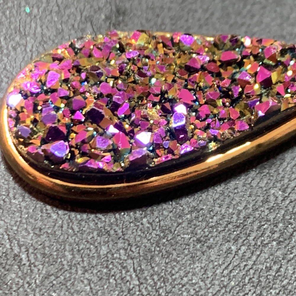Druzy Agate Earrings - Picture 6 of 6